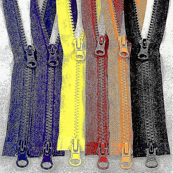 1 st dubbel dragkedjor, 5# 80cm, 90cm, 100cm plast dragkedjor i harts, färgade klädskenor, klädpåsar, symaterial,