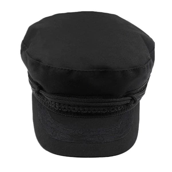 Captain's Hat - A timeless classic, now back in black One SizeOne SizeBlack