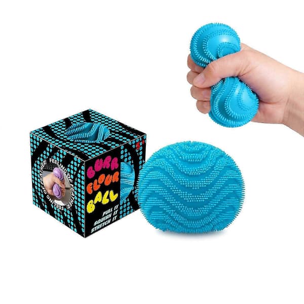 Fuzz Squishy Stressball – Myk Fidget-leke for Angstlindring, Sensorisk Lek for Barn og Voksne