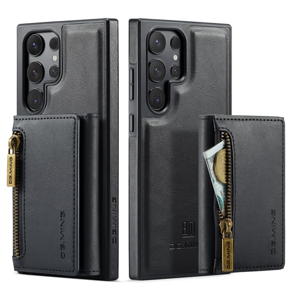 Samsung S24 FE case with RFID protection / Magnetic wallet case with card holder