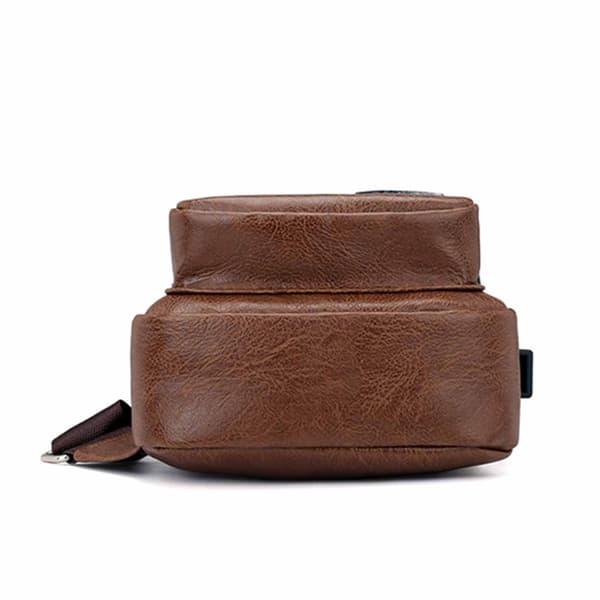 Shoulder Bag Men Shoulder Bag Cross Body Bag Leather Light Brown