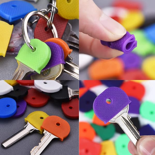 40 Pcs Key Caps, Silicone Key Identifier Covers