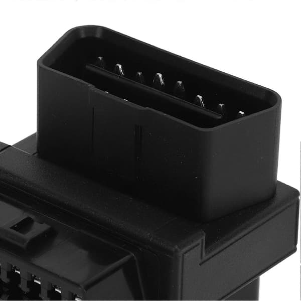 OBD2-adapter 16-bens han til 2 hunstik Plug and Play Splitter-stik til diagnostisk forlænger