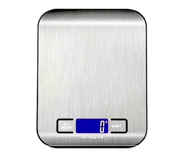 Kjøkkenvekt i Rustfritt Stål - Pocket Scale (1g-5kg)