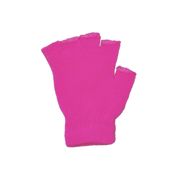 Fingerless gloves, short & fingerless - Rose Red Dark Pink