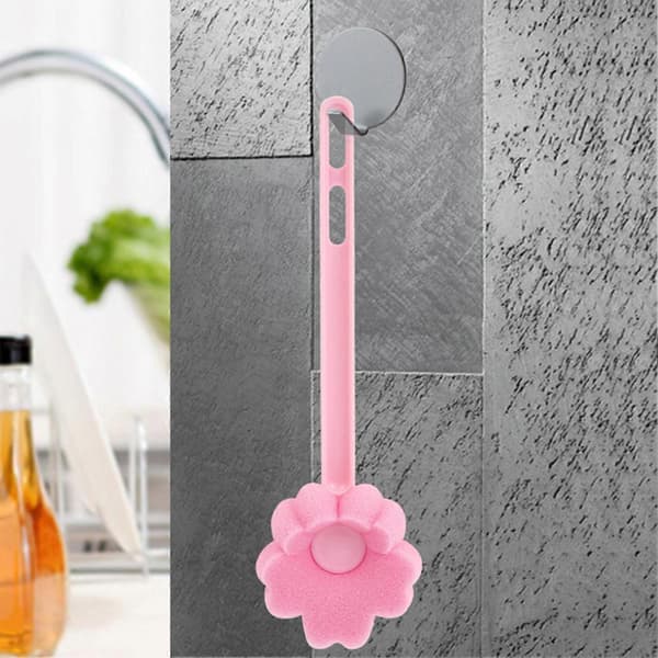 10 st Cup Brushes Reusable Rich Foam Flower Sponge Head Deep Cleaning Bottle Mug Brushes Kitchen Utensils