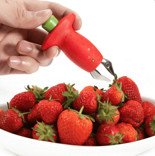 Strawberry huller, remove strawberry stems kitchen utensil