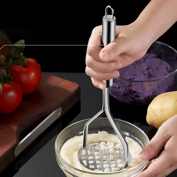 Potato Masher for Minced Meat, Meat Grinder | Manual Juicer for Avocado Eggs | Creative Press and Mashed Kitchen Gadget