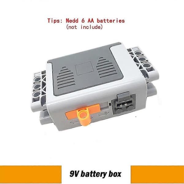 5 Pcs Power Function Motorized Building Blocks Power Pack 2 Medium Motors, 1 Battery Box, 1 IR Remote Control, 1