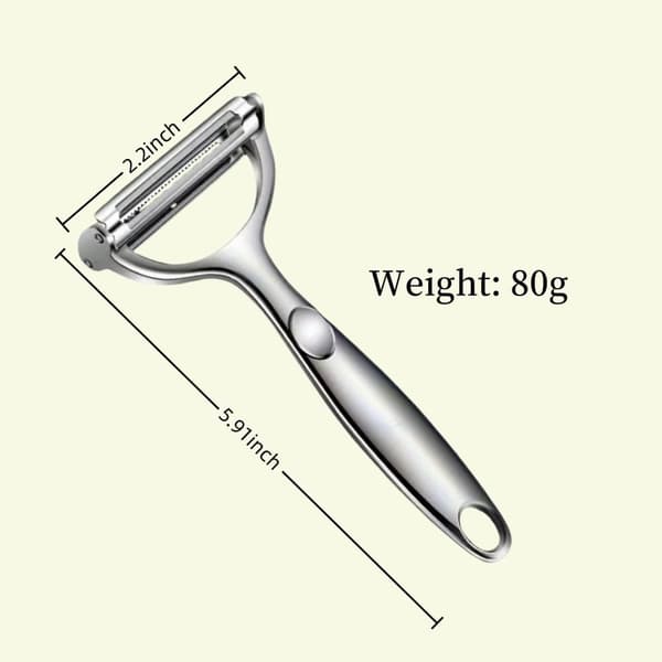Multifunctional Vegetable Peeler Kitchen Utensil (2-in-1 Peeler)