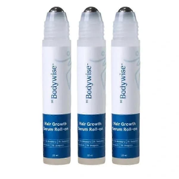 Hårväxt Roll-on Serum - 3% Rosmarin, 3% Redensyl och 2% - (25ml) (3-pack)