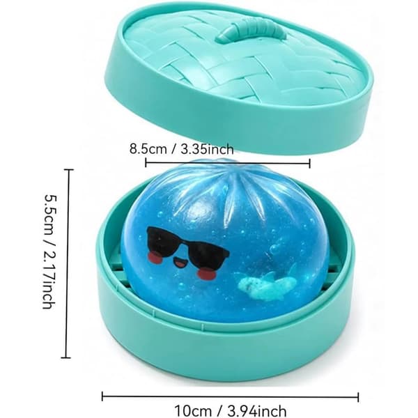 Den originale YMstery Dumpling Shark Edition | Viral Squishy Fidget Toy Blind Box