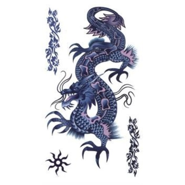 2st Temporär tattoo Dragon