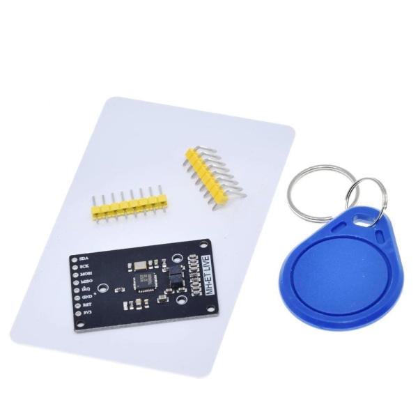 Mini RF Kortläsare Modul Läs & Skriv 13.56 Mhz MFRC-522 RFID Svart