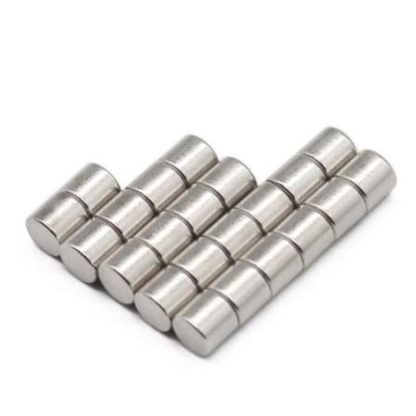 10 st 5 x 5 mm Neodymium Magneter NdFe Silver