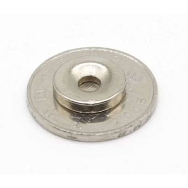 5 st 15 x 3-4 mm Neodymium Magneter NdFe Silver