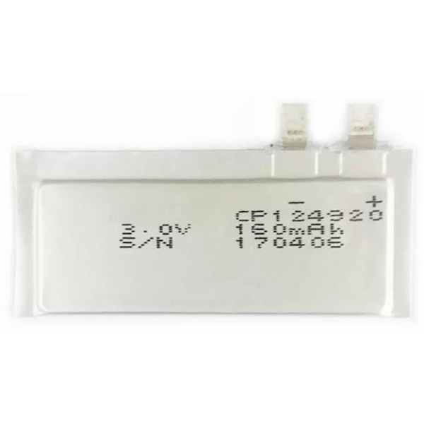 CP124920 Ultratunnt Batteri 3V 160mAh Li-MnO2 Silver one size