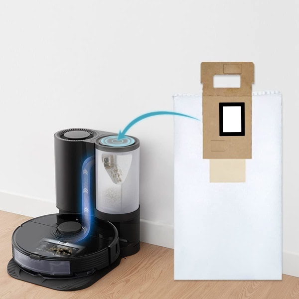 6 st Dammpåsar Xiaomi Roborock S7 Auto-Empty Dock (US-version) White