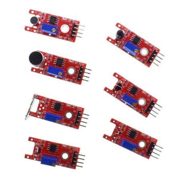 45 i 1 Sensor Kit för Arduino Svart