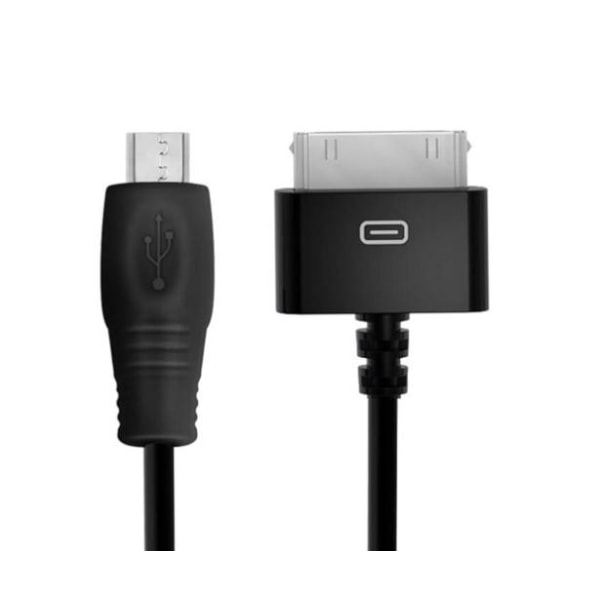 IK-Multimedia 38451530 30-pin til Micro-USB kabel Black one size