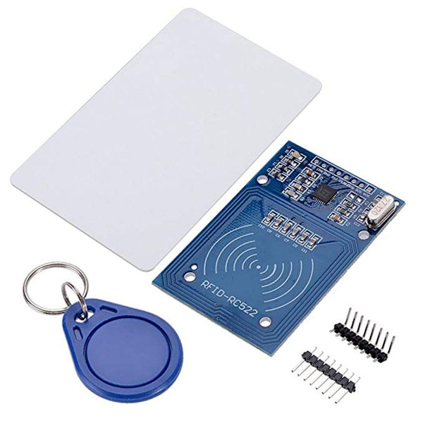 RF Kortläsare Modul MFRC-522 RC522 RFID RF IC Kit Blå