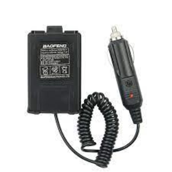 Baofeng BL-5 biladapter til walkie talkie UV5R UV-5RE UV-5RA Black one size