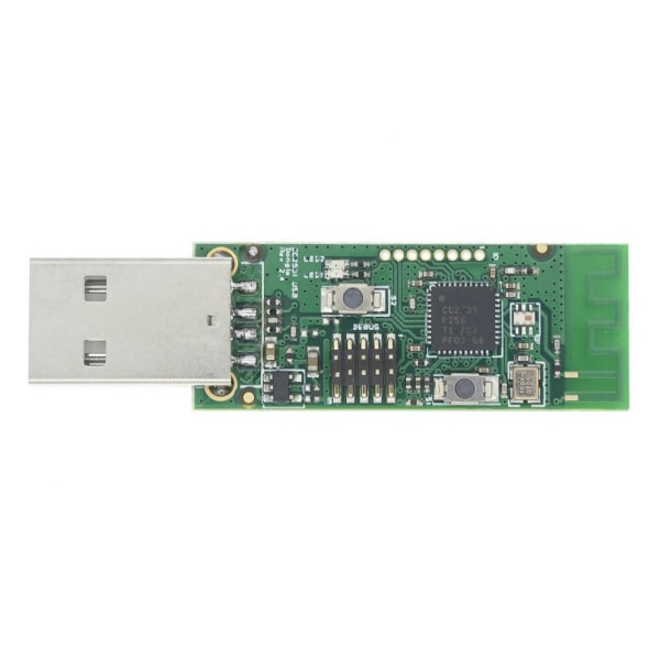 CC2531 Trådlös Zigbee Sniffer Protocolanalysmodul USB Grön