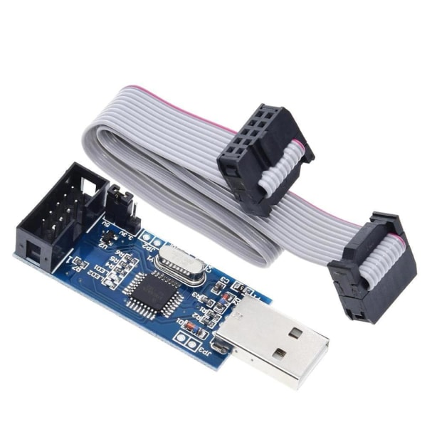 USBASP USBISP AVR Programmer USB ISP USB ASP ATMEGA8 ATMEGA128 Blå