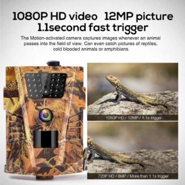 Suntek HT-001B IP54 Vattentät Nightvision Åtelkamera /Jaktkamera Multicolor one size