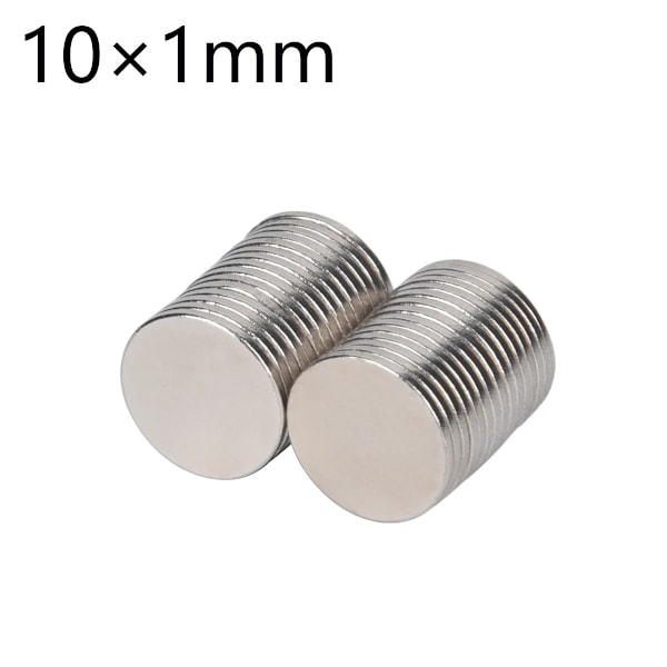 50 st 10 x 1 mm N35 Neodymium Magneter NdFeB