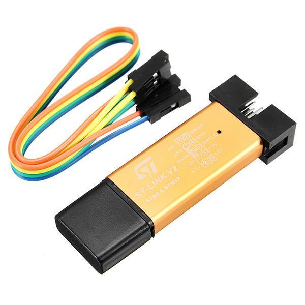 ST LINK ST-Link V2 Mini STM8 STM32 programmerer + kabel Multicolor