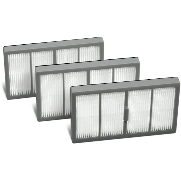 3 st HEPA Filter Kompatibla med Roomba iRobot S9 Grey