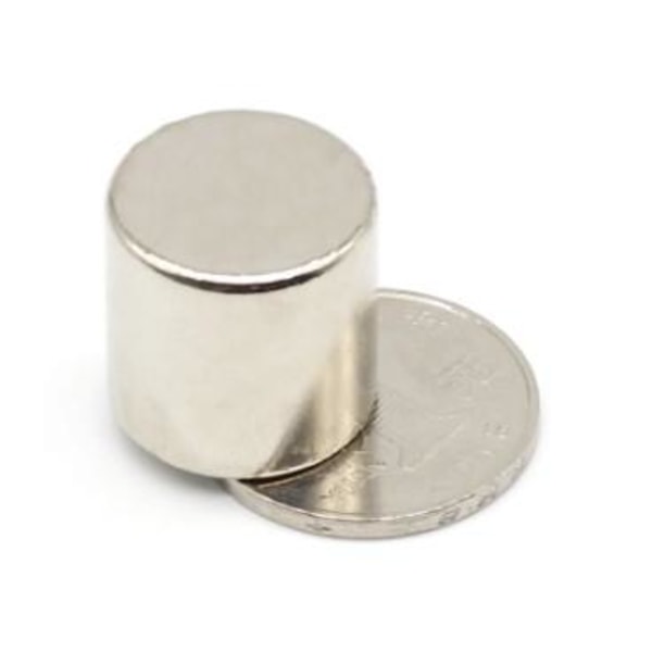 2 st 20 x 20 mm Neodymium Magneter NdFe Silver