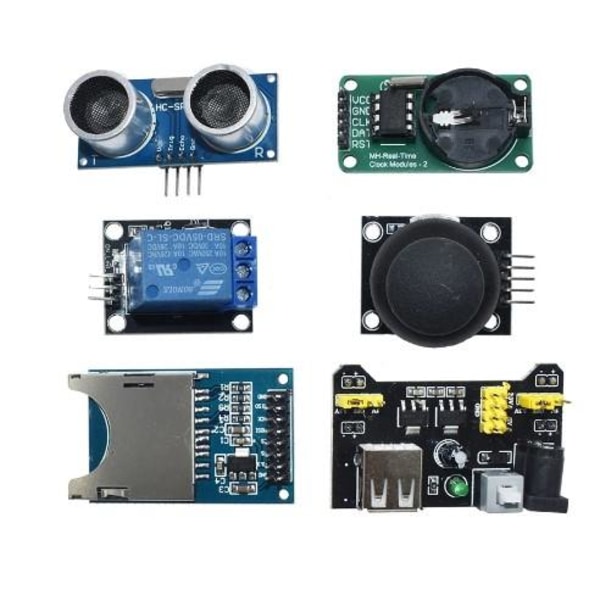 45 i 1 Sensor Kit för Arduino Svart