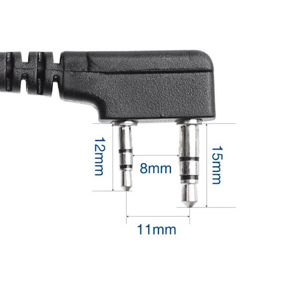 BaoFeng Programmeringskabel till UV-5R 82 888S UV-S9PLUS UV-13 16 17 Walkie Talkies Svart