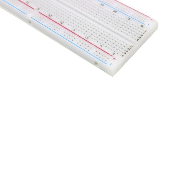 Breadboard / Connection deck 830 Points Arduino / Raspberry Pi White