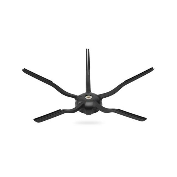 2 st Sidoborstar i Silikon Xiaomi Roborock S5 S6 MAXV S7 Max Svart