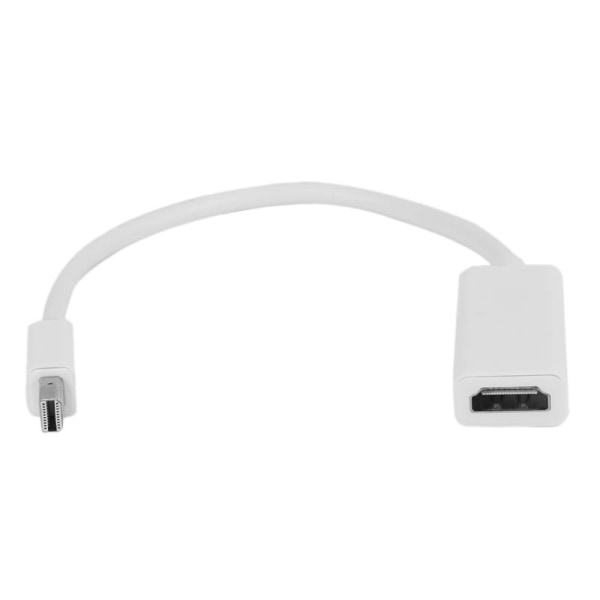 Mini DisplayPort till HDMI-adapterkabel Mini Display Port DP-omv Vit one size