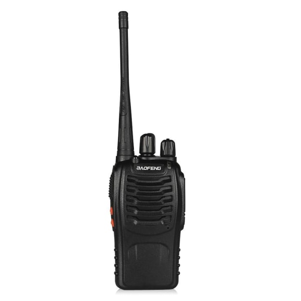 Baofeng BF-888S UHF To-vejs Radio / Walkie Talkie Indbygget LED Black