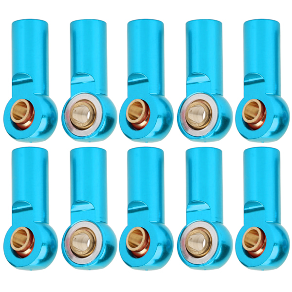10 stk. RC Bil Trækforbindelsesstang Metal Kugleled Tilbehør til AXIAL SCX10 1/10 blå