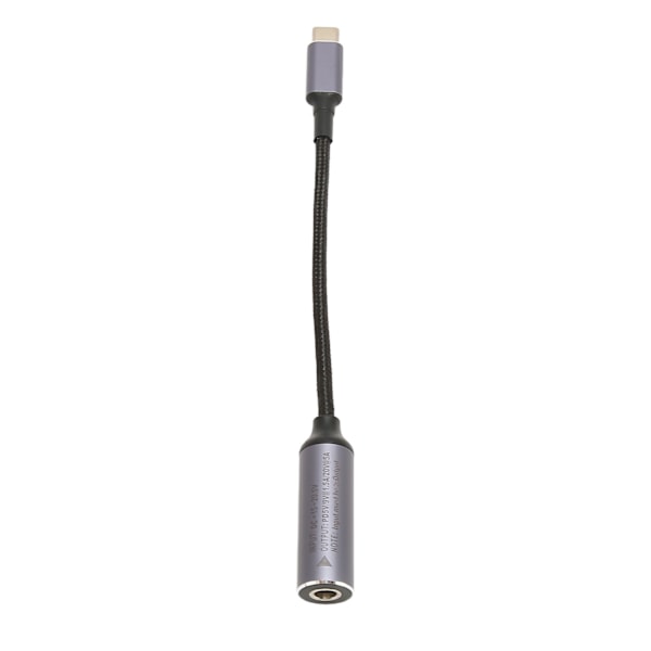 DC til Type C Kabel 5.5x2.5mm 100W 17.3cm Langt Hun Input Nylon Type C til DC5525 Kabel til Tablet Telefon PC