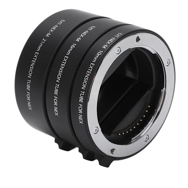 Auto Focus Makro Forlængerrørs Adapter Ring 10mm 16mm 21mm til Sony E Mount Objektiver