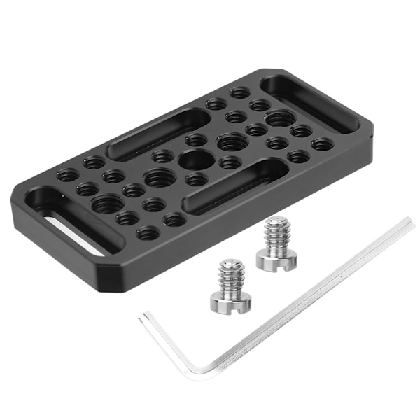 Aluminiumlegering Video Switching Cheese Expansion Plate Kamera Easy Plate til DSLR-kamera
