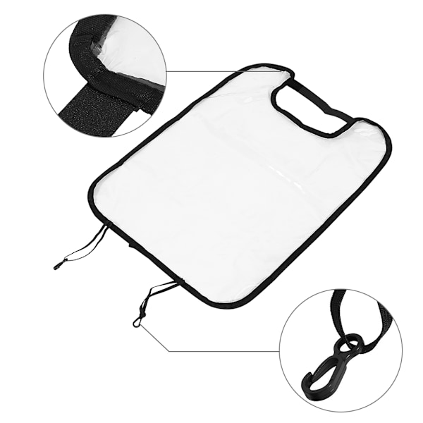 Idealiskt Bilsätesskydd Baksida Ren PVC Anti-Fläck Mud Cover Matta