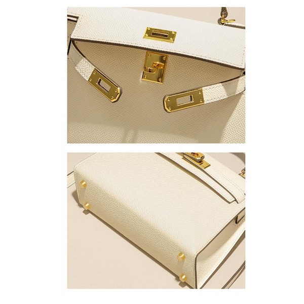 Stor Väska för Kvinnor Messenger Handväska Milkshake Vit 28x12x21cm Milkshake white/28/