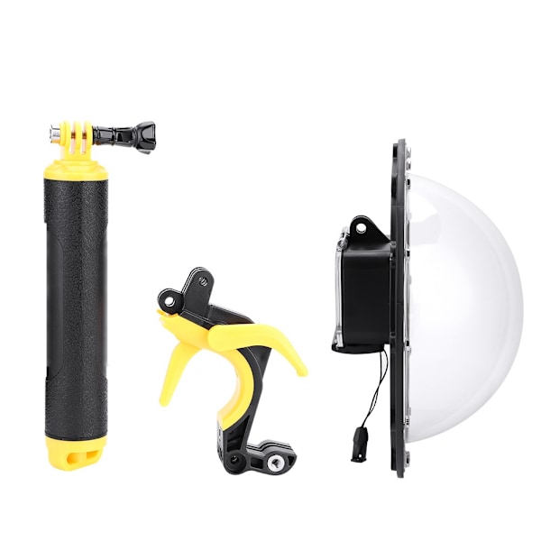 TELESIN Professionel Dome Port Vandtæt Etui Hus til GoPro Hero 5/6/7 Kamera