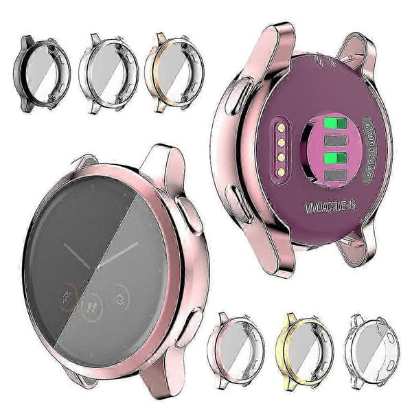 Stødsikkert etui til Garmin Vivoactive 4s 40mm Fuld skærmbeskytter -XN Clear