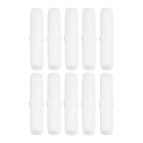 10 stk. Plastik Slangefittings lige lige Barb Splicer Mender Samling Union Adapter 12-12mm