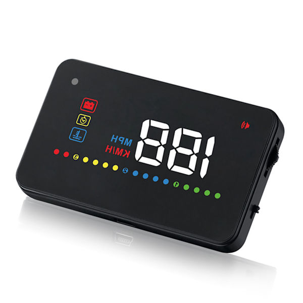 A200 HUD Universal 3.5in Bil Head Up Display Speedometer ODB2 Forrude Projektion