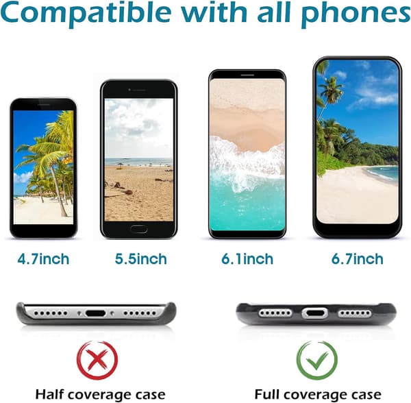 【03】2 Pcs Phone Lanyard for Neck, Universal Cell Phone Lanyard Over Shoulder, Adjustable Mobile Phone Straps, Nylon Patch Phone